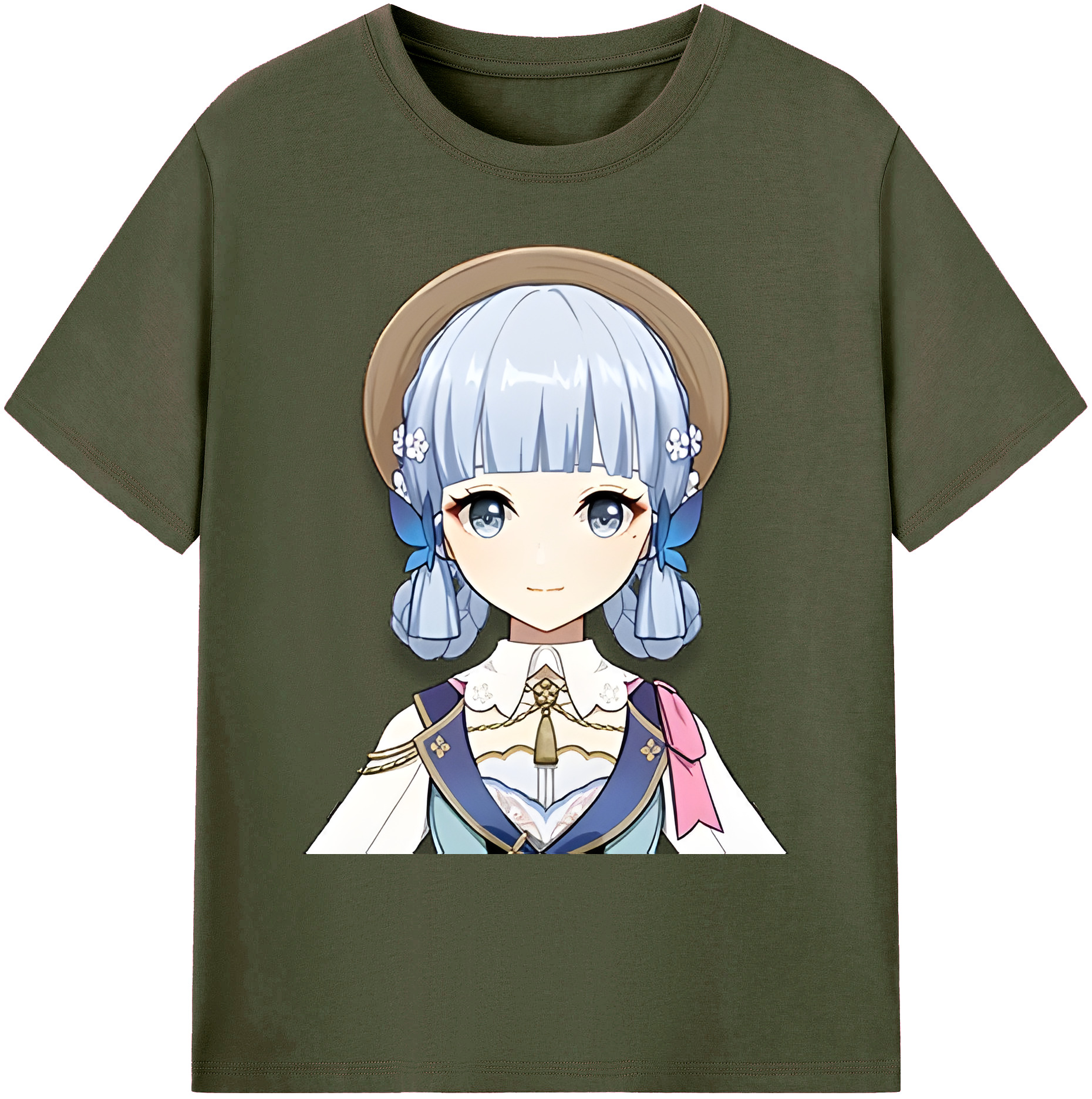げんし神 神里綾華 神宮寺レン genshin Kamimiya Ren 綿100％ メンズ半袖Tシャツ｜肌触りやわらか＆通気性